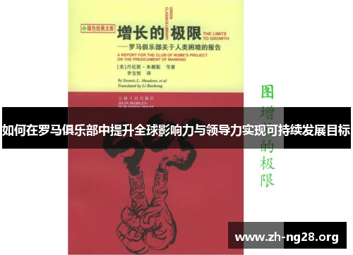 如何在罗马俱乐部中提升全球影响力与领导力实现可持续发展目标